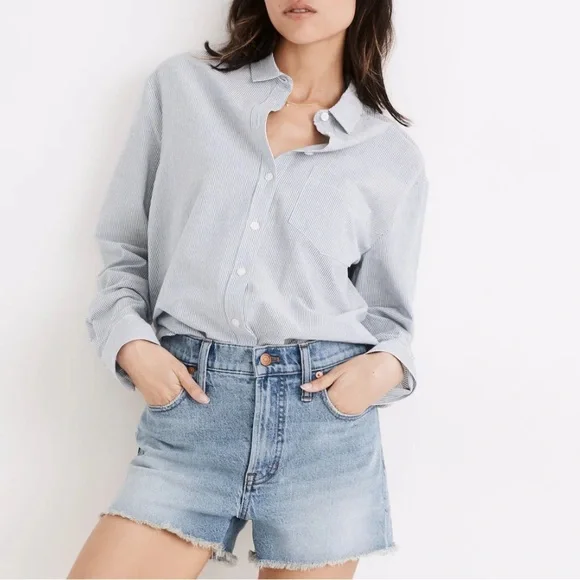 NWOT Madewell the Perfect Short Women's Light Blue - Picture 4 of 4